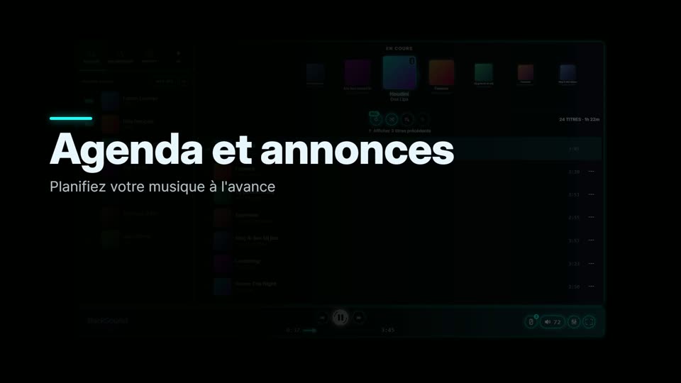 Comment programmer la musique et les annonces