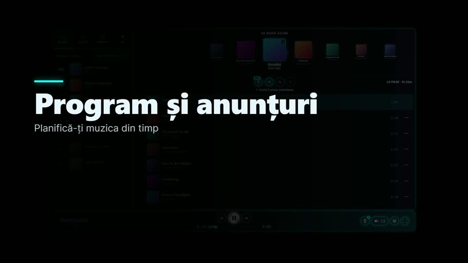 Cum programezi muzica și anunțurile