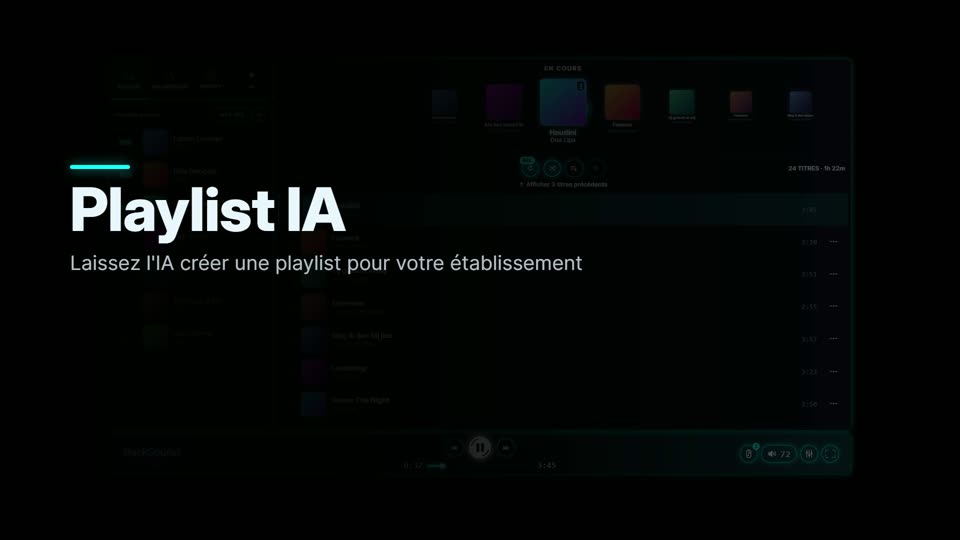 Comment laisser l'IA créer une playlist pour votre établissement