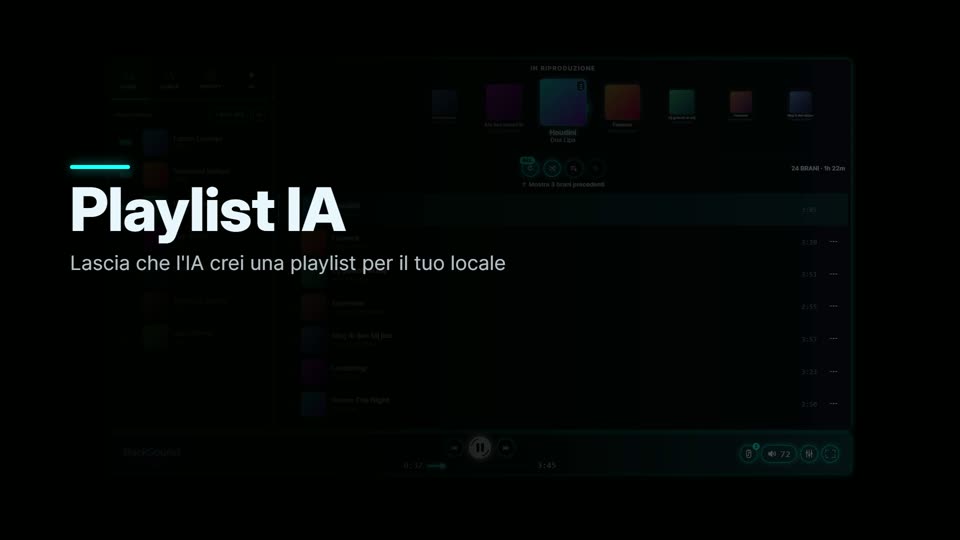 Come far creare all'IA una playlist per il tuo locale