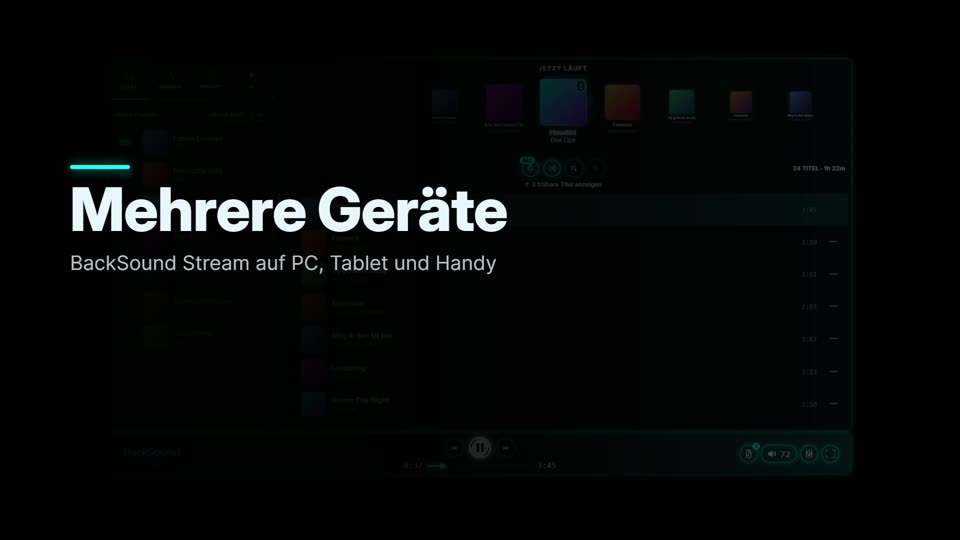 So nutzt du BackSound Stream auf mehreren Geräten