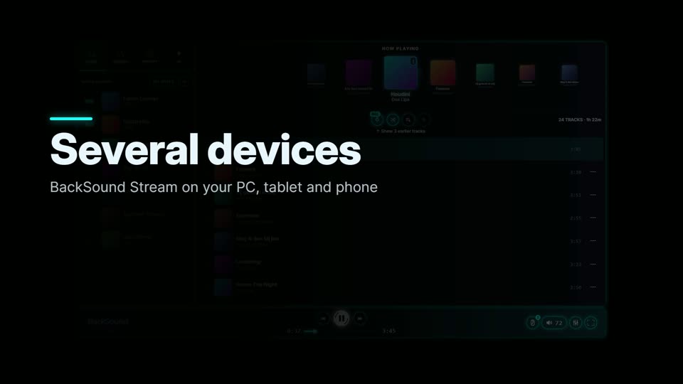 How to use BackSound Stream on several devices