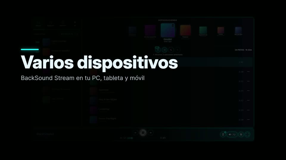 Cómo usar BackSound Stream en varios dispositivos