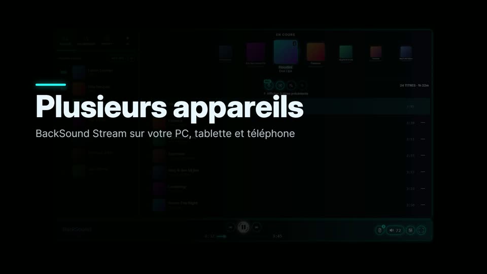 Comment utiliser BackSound Stream sur plusieurs appareils