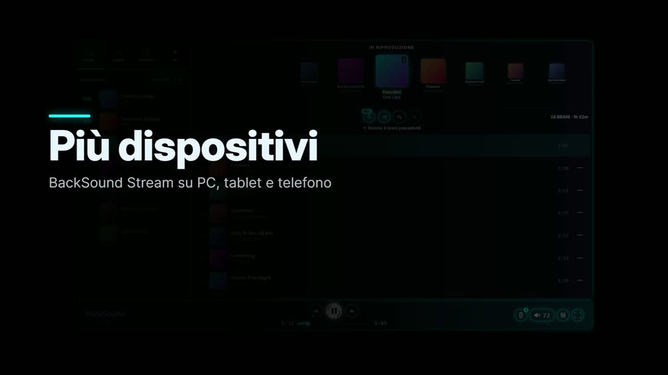 Come usare BackSound Stream su più dispositivi