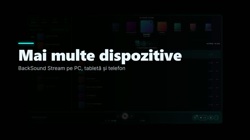 Cum folosești BackSound Stream pe mai multe dispozitive