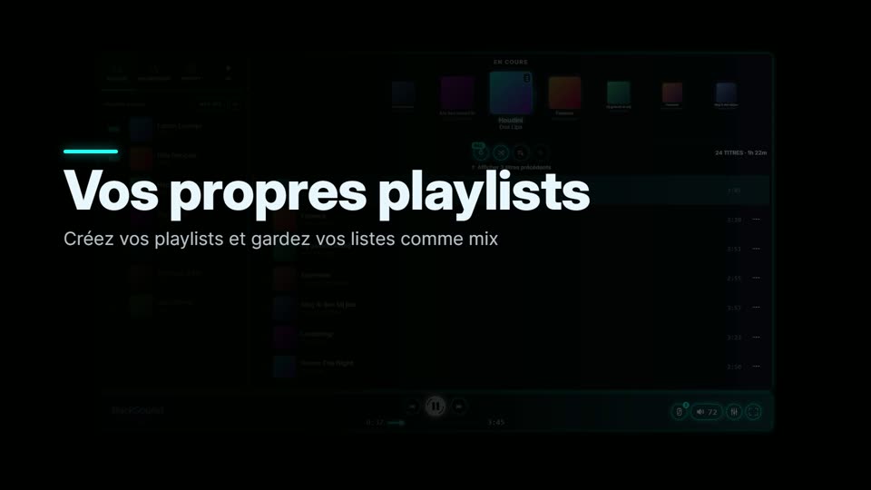 Comment créer vos propres playlists et mix
