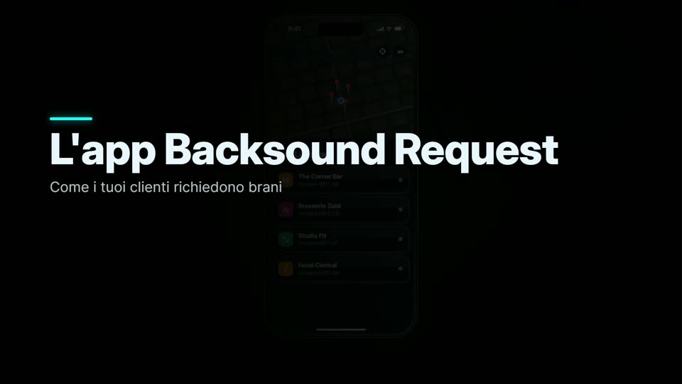 Come i tuoi clienti richiedono brani con l'app Backsound Request
