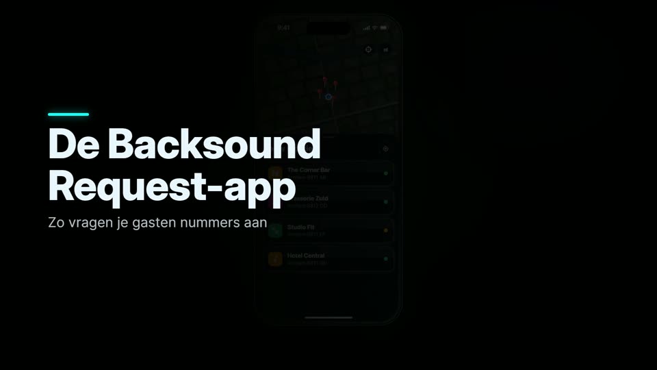 Zo vragen je gasten nummers aan met de Backsound Request-app
